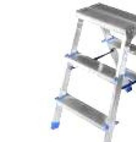 Лестница стремянка алюминиевая 9 ступеней - тип 4