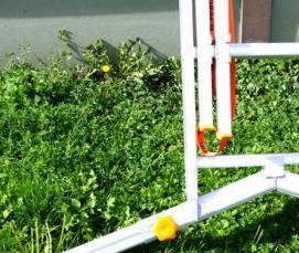 Лестница трансформер алюминиевая трехсекционная 6 метров - модель 4