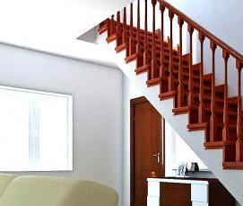 Лестницы из березы на заказ - модель 2