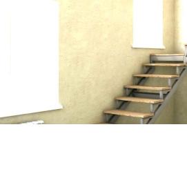 Лестницы на второй этаж на заказ - тип 2