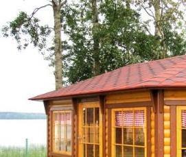 Летние беседки из дерева - вариант 1