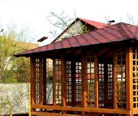 Летние беседки из дерева - вариант 3