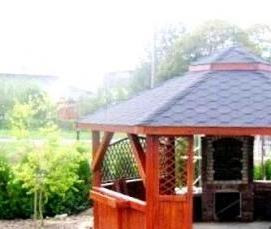 Летние беседки с мангалом - вариант 2