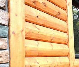 Липовый блок-хаус - тип 4