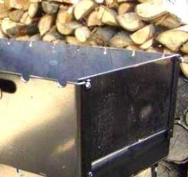 Лист металлический для мангала - вариант 3