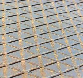 Лист стальной: рифленый ромб - вариант 2