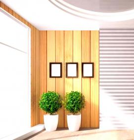 Листовые панели для комнаты - вариант 3