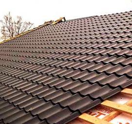 Листы металлические профилированные кровельные - модель 4