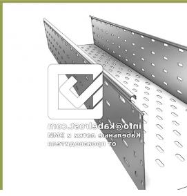 Лоток металлический перфорированный - модель 4