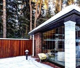 Маленькая беседка с мангалом - модель 1