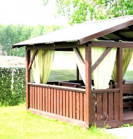 Маленькие деревянные беседки - вариант 4