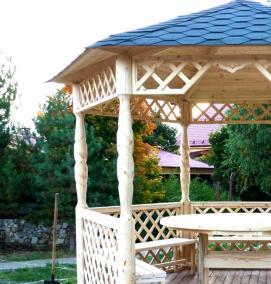 Маленькие деревянные беседки - вариант 3