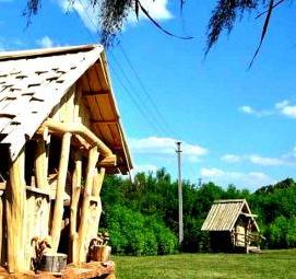 Малые архитектурные формы из бревна - модель 4