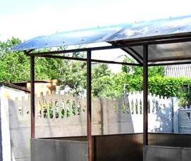 Мангал беседка из металла - вариант 4