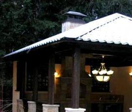 Мангальная беседка из металла - тип 1