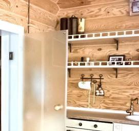 Матовая дверь в баню - вариант 4