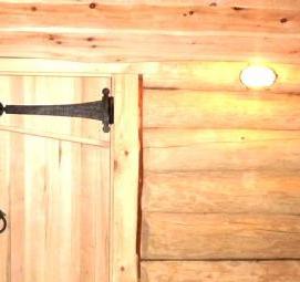 Матовая дверь в баню - вариант 3