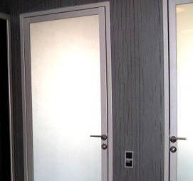 Матовая дверь в баню - вариант 2