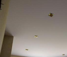 Матовые натяжные потолки - тип 1