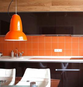 Матовый фартук для кухни - модель 4