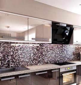 Матовый фартук для кухни - модель 2