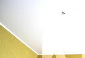 Матовый натяжной потолок белого цвета - вариант 4