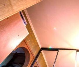 Матовый натяжной потолок круглый - модель 1