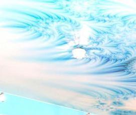 Матовый натяжной потолок с фотопечатью - модель 2