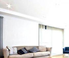 Матовый тканевый натяжной потолок - вариант 1