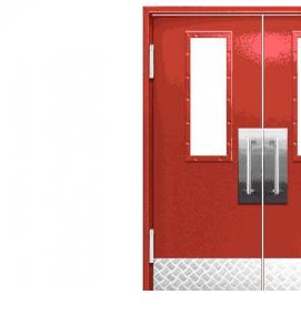 Маятниковые противопожарные двери ei60 - вариант 1
