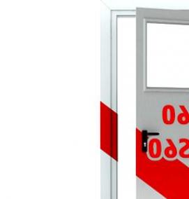 Маятниковые противопожарные двери ei60 - вариант 2