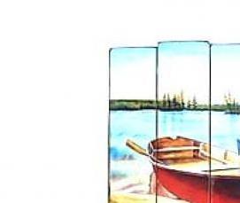 Мдф голубой - вариант 4