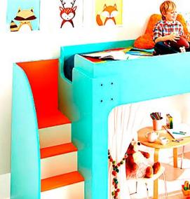 Мебель горка в детскую комнату - тип 4