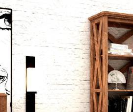 Мебельный щит беленый - модель 1