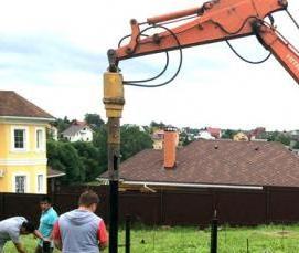 Механизированный монтаж свай - тип 3