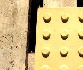 Металлическая тактильная плитка - модель 2