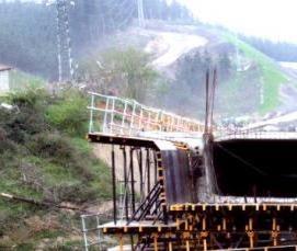 Металлические балки пролетного строения - вариант 2