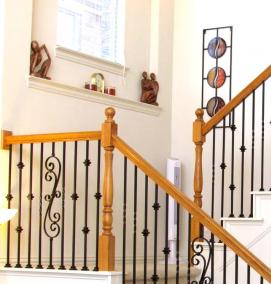 Металлические балясины для лестницы - модель 4