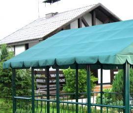 Металлические беседки для дачи - тип 2