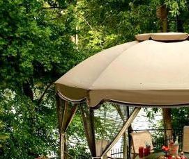 Металлические беседки из профильной трубы - модель 2