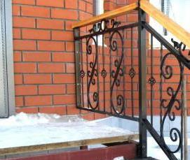 Металлические кованные перила - тип 3