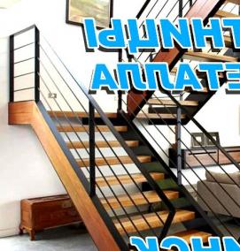 Металлические лестницы на заказ - тип 1