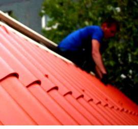 Металлические листы для кровли - модель 3