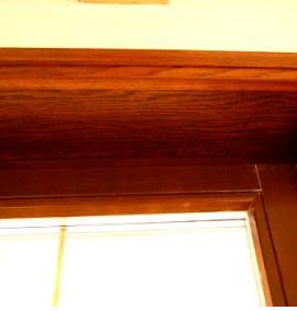 Металлические наличники на двери - вариант 3