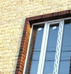 Металлические наружные откосы для пластиковых окон - вариант 1