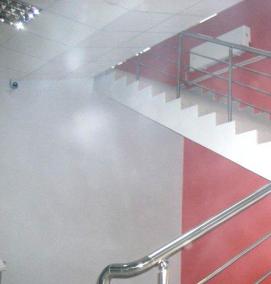 Металлические ограждения для лестниц - вариант 4