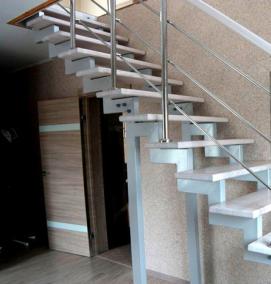 Металлические ограждения для лестниц - вариант 3