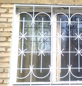 Металлические решетки на окна - модель 2