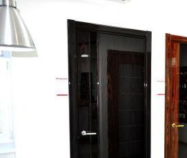 Металлические стеклянные входные двери - тип 3