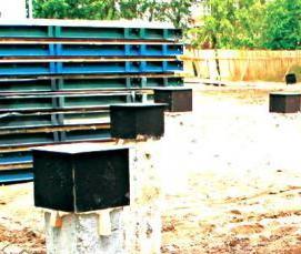 Металлические сваи для фундамента - тип 2